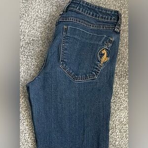 VINTAGE Phat Fashions Silver Label Baby Phat. Boot Cut, low rise jeans